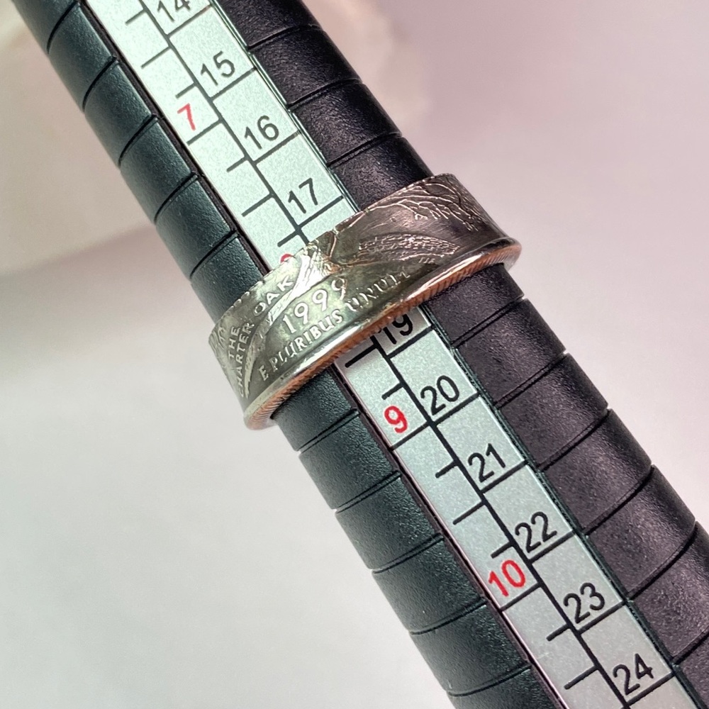 1999 Connecticut Quarter Coin Ring - Picture 7 of 7